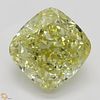 2.45 ct, Natural Fancy Deep Yellow Even Color, VS1, Cushion cut Diamond (GIA Graded), Appraised Value: $74,200 