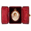 PORTRAIT MINIATURE IN FITTED CASE, 1912.