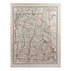 RAILROAD & TOWNSHIP MAP: VERMONT/NEW HAMPSHIRE.