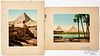 Pair of photochrome prints of Egyptian scenes