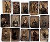 Fifteen Black Americana tintype photographs