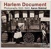Signed, Harlem Document, by Aaron Siskind
