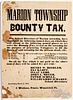 Civil War era Bounty Tax broadside