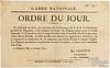 French broadside, dated August 6, 1830