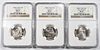 (3) 2008-P SMS NGC GRADED STATE QUARTERS:
