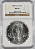 1988 AMERICAN SILVER EAGLE  NGC MS-69