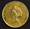 1855 TYPE 2 GOLD DOLLAR  NICE BU