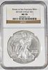 2013 S AMERICAN SILVER EAGLE ER NGC MS 70
