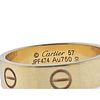 Cartier Love 18k Gold Band Ring Sz 57