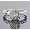 Barry Kronen 18k Gold Diamond Engagement Ring