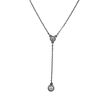 Tiffany &amp; Co Elsa Peretti Diamond By The Yard Silver Necklace
