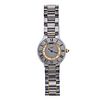 Must de Cartier 21 Two Tone 18k Gold Steel Watch 1340
