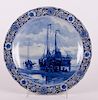 H.W. Mesdag Blue Delft Plate