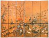 Chinese Papier Peint Six-Panel Screen