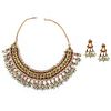 Mughal style Necklace and Earrings