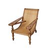 Syrian Inlaid Mother of Pearl Plantation Chair