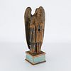 South American Wooden Santos Figure of an Angel