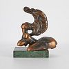 Ernst Fuchs "Sphinx II" Bronze Sculpture