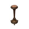 Victorian Bronze Stand w/ Marble Inlaid Top