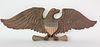 Vintage Carved and Painted, "Metcalf" Federal Eagle Plaque