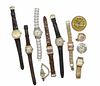 Misc assorted group of 11 time pieces Misc assorted group of 11 time pieces including but not exclusive of Bulova, Gruen, Benrus.
Not tested, (as is)