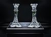 Waterford candlesticks Waterford "lismore " new candlestick set in original box
Approx 8"h