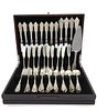 Grand Baroque Wallace Sterling flatware Grand Baroque pattern - Wallace sterling flatware 
8 luncheon knives , 4 dinner knives, 10 butter knives (211