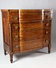 Classical American Mahogany Chest of Drawers, 19th Century