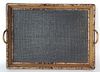 Vintage English Bamboo and Rattan Serving Tray