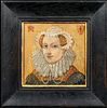 PORTRAIT OF QUEEN MARY OF SCOTS (1542-1587) OIL PAINTING