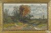 Christopher High Shearer (American 1846-1926), oil on canvas landscape, signed lower left