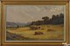 Nelson Bowdish (American 1831-1916), oil on canvas Hudson River landscape, signed lower right