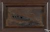 James W. Folger (American 1851-1918), Nantucket carved wooden plaque, titled The Last Port