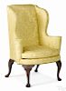 Frank Auspitz, York, Pennsylvania Queen Anne style walnut easy chair.