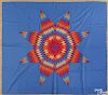 Somerset County, Pennsylvania Amish lone star quilt, ca. 1930, 86'' x 74''.