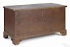 Chester County, Pennsylvania walnut blanket chest, dated 1766, initialed BI