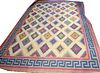 INDIAN DHURRIE HAND WOVEN WOOL CARPET