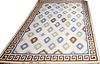 INDIAN DHURRIE HAND WOVEN WOOL RUG