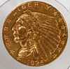 RARE INDIAN CHIEF WALKING EAGLE $2.50C GOLD COIN