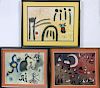 AFTER JOAN MIRO COLOR LITHOGRAPHS THREE