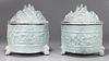Pair Chinese Hill Top Tripod Censer
