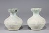 Two Small Chinese Early Style Ceramic Vases