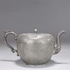 Antique Chinese Kut Hing Swatow Pewter Teapot