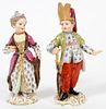 MEISSEN PORCELAIN FIGURES LATE 19TH C. TWO