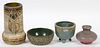 POTTERY VASES AND BOWLS FOUR