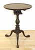 Frank Auspitz, York, Pennsylvania Queen Anne style walnut candlestand, 27'' h., 20 1/2'' w.