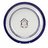Set (23) Chinese Export armorial porcelain dishes