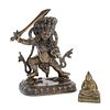 Himalayan gilt bronze figure of Mahakala