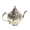 Continental Rococo silver teapot