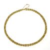 18k gold loop in loop chain necklace